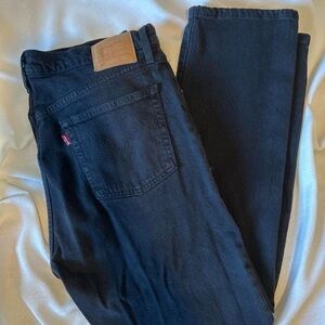 Levi's Women's Black Ankle Jeans